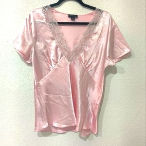 Jones New York Vintage Style Lacey Sleep Blouse